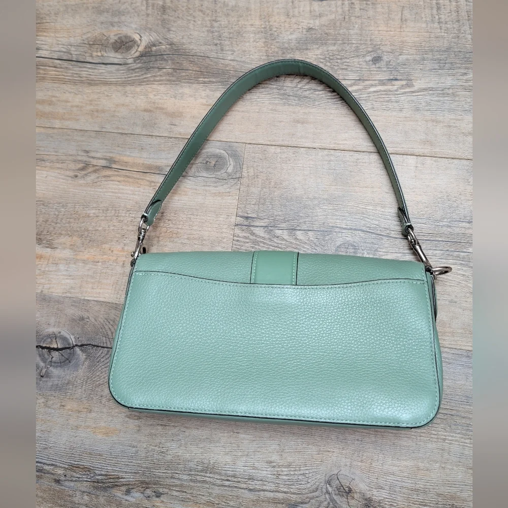 Sage Green Coach Georgie Shoulder Bag - Picture 2 of 9